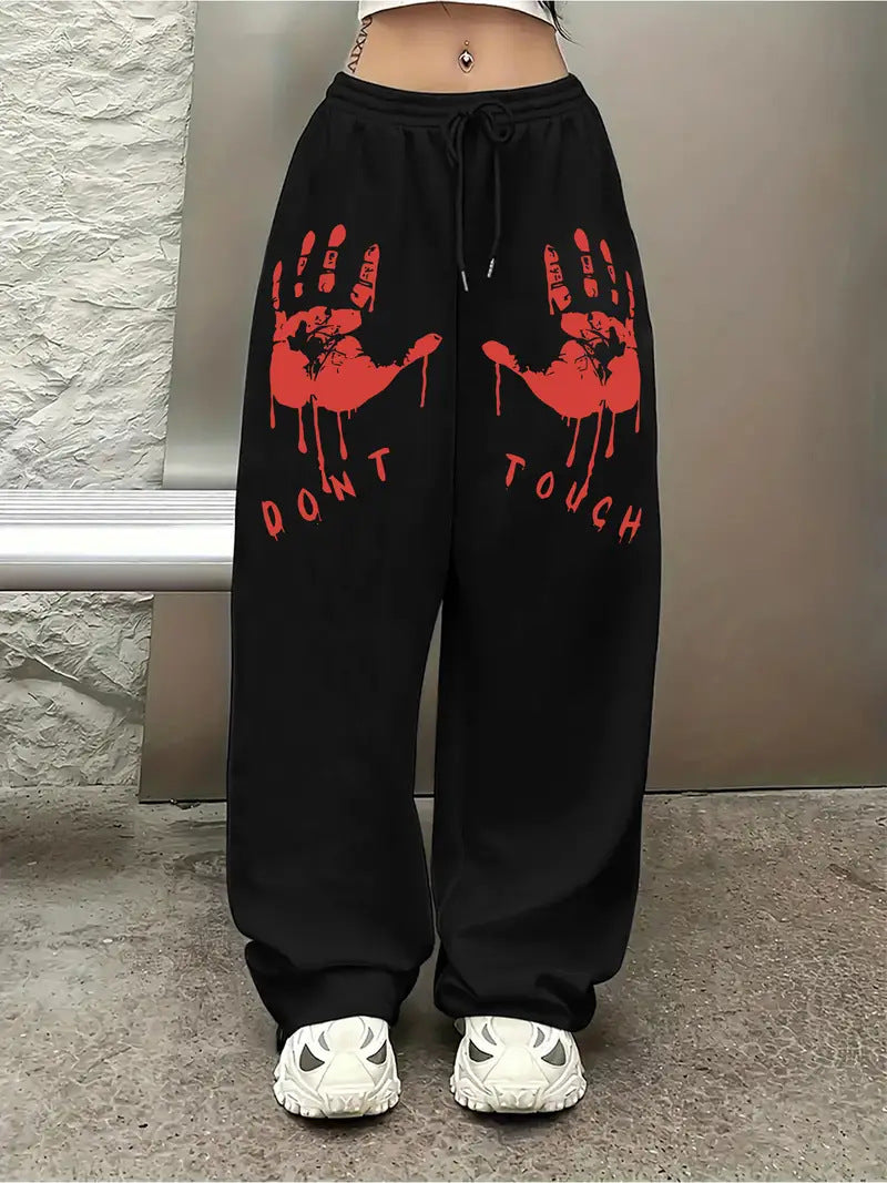 Womens Printed Casual Sweatpants