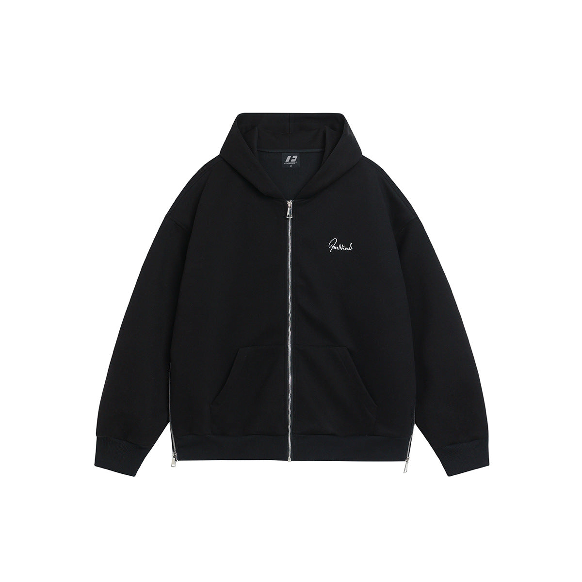 Zip-up High-street Hoodie Trendy Unisex Brand Hooded Cardigan Couples Wear