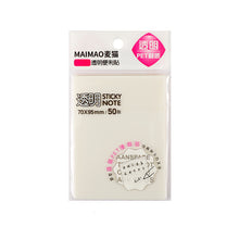 Transparent Post-it Notes Adhesive Student Notes Stickers