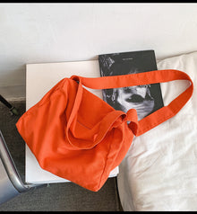 Men's Canvas Bag Women's Casual Lazy Wind Large Capacity