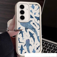 Shark Print Silicone Phone Case
