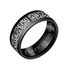 Titanium Steel Ring With Marked Letters Scripture