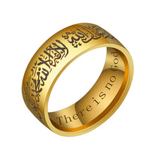 Titanium Steel Ring With Marked Letters Scripture