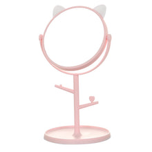 Multifunctional Cartoon Cat Ear Makeup Mirror