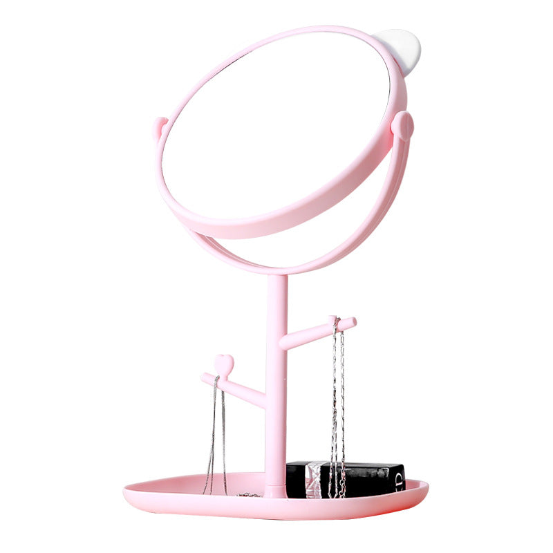 Multifunctional Cartoon Cat Ear Makeup Mirror