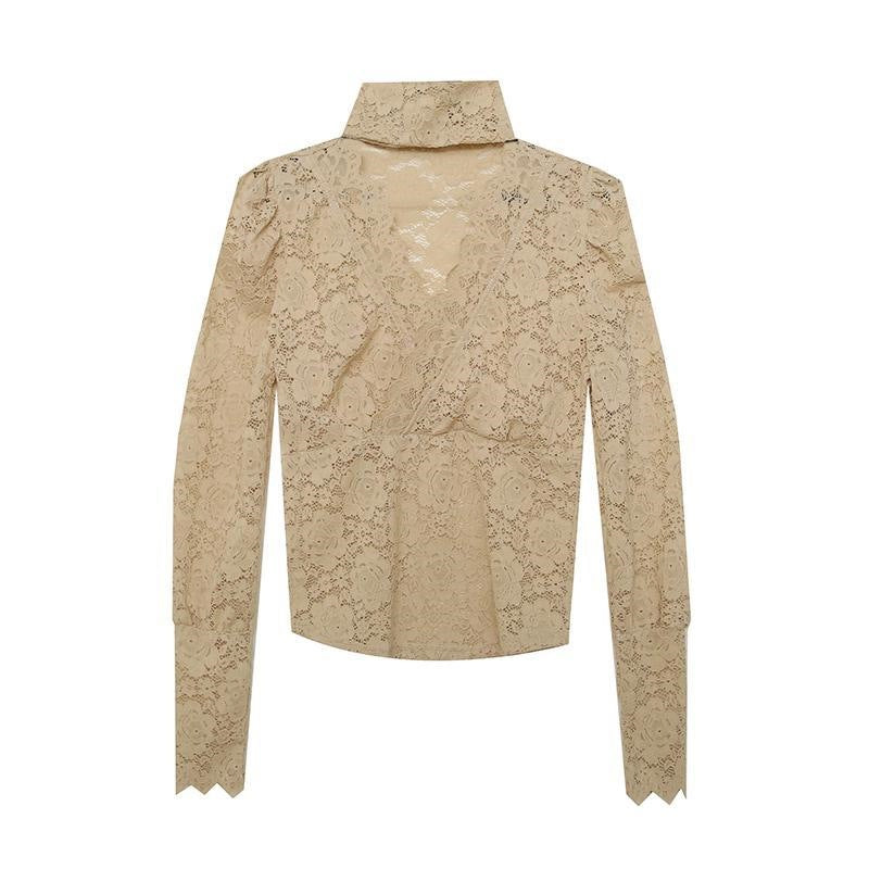 Elastic, Fashionable, Slimming Long-sleeve Top For Women