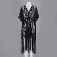 Self-tie Lace Cashew Sunscreen Shawl For Women