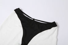 Women's Fashion Splicing Buttocks Tight Pants