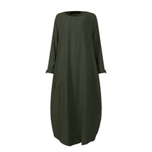 Long sleeve shirt dress