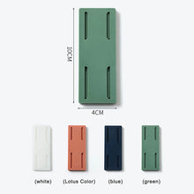 Self-adhesive Wall Hook Socket Storage Holder Socket Organizer Fixer Powerful Traceless Wall-mounted Cable Seamless Strip Hold