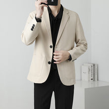 Summer Drapey Black Blazer For Men