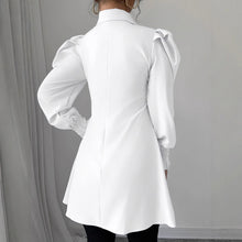 Womens Casual Solid-color Single-breasted Long-sleeve Shirt