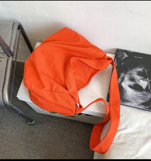 Men's Canvas Bag Women's Casual Lazy Wind Large Capacity