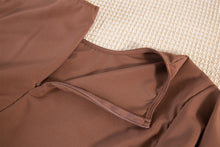 Dress Female Straight Sleeves Solid Color Islamic Clothing Casual Robe