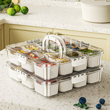 Food Grade Salad Crisper Portable Sealed Partitioned Bento Box