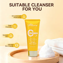 DR.ROSEVA Collagen Gently Deep Cleansing Cleanser Face Wash With Hydrolyzed Collagen Deep Cleansing Repair Acne Brightening