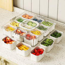 Food Grade Salad Crisper Portable Sealed Partitioned Bento Box