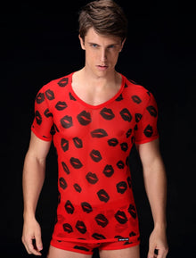 Men's Kiss Me Mesh Tank Top