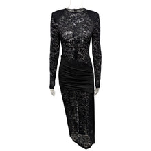 Fashionable Lace Mini Dress With Long Sleeves For A Sassy Look