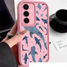 Shark Print Silicone Phone Case