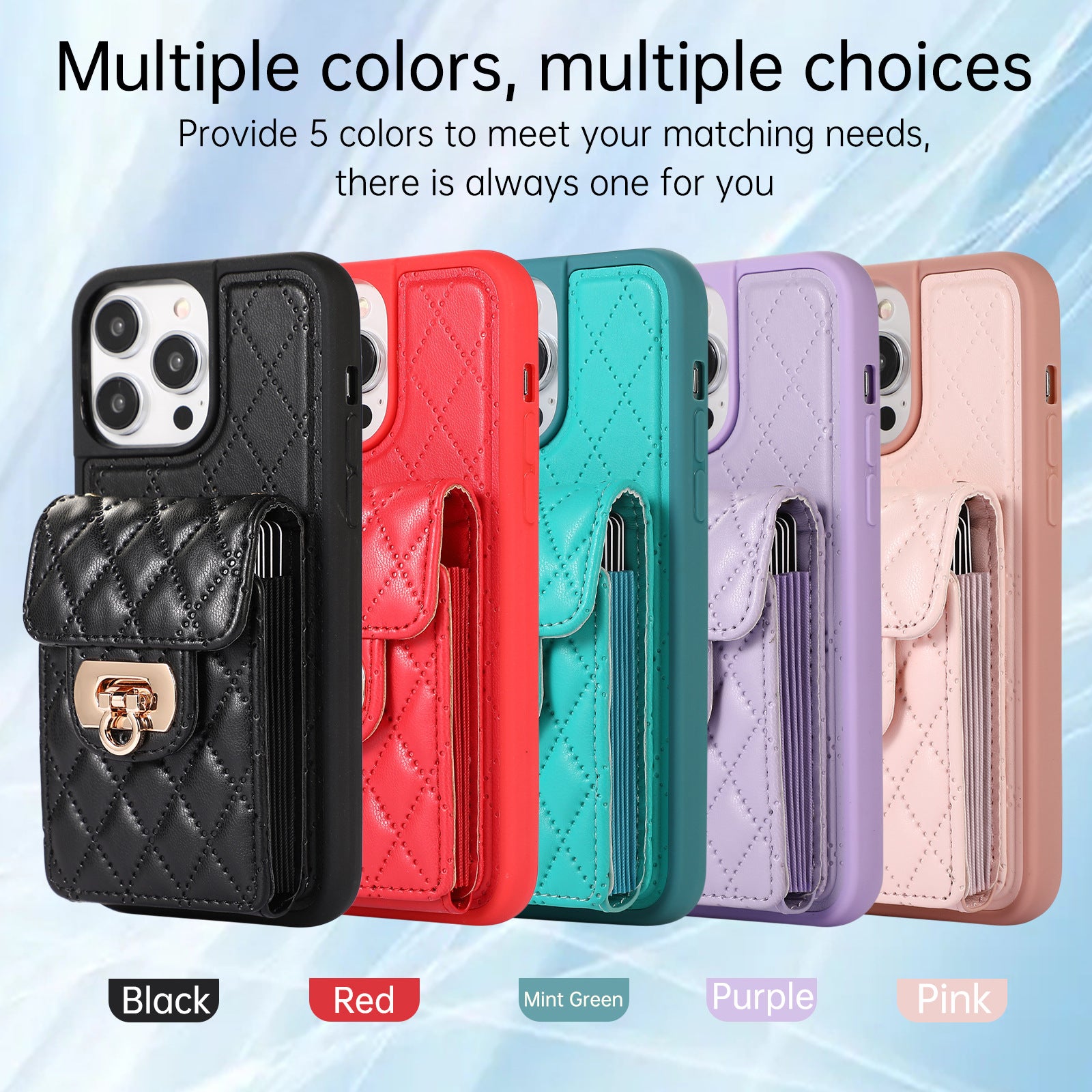 Back Cover Phone Case Card Holder Protective Cover
