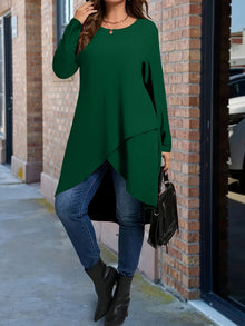 Plus Size Women's Autumn And Winter New Casual Loose Long Sleeves Outerwear Top