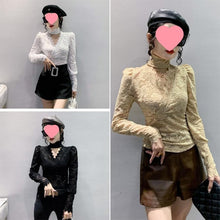 Elastic, Fashionable, Slimming Long-sleeve Top For Women