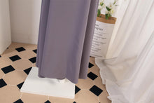 Dress Female Straight Sleeves Solid Color Islamic Clothing Casual Robe