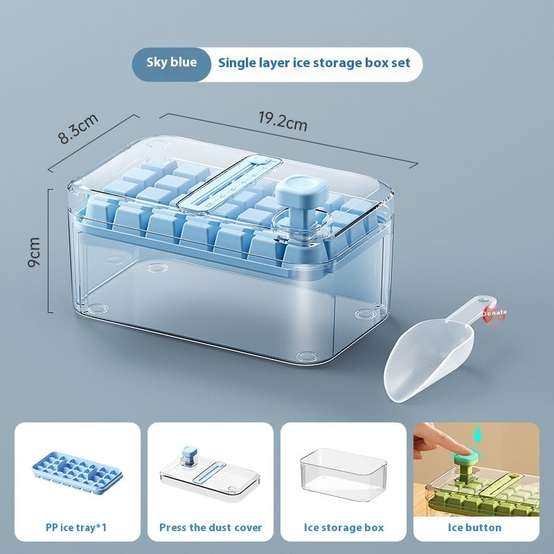 28 56 Grids Reusable Ice Mold Ice Cubes Tray DIY Moulds Ice Cubes Maker Release Homemade Ice Cubes Tray Mold Home Ice Making Tool