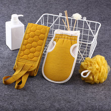 Three Piece Bath Scrubber Set A Bathroom Essential