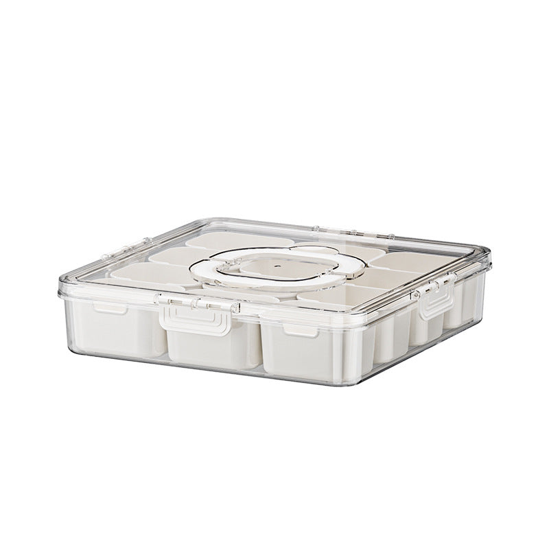 Food Grade Salad Crisper Portable Sealed Partitioned Bento Box