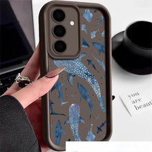 Shark Print Silicone Phone Case