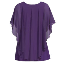 European And American Plus Size Women's Clothes New Belly-covering Slimming Loose Solid Color Short Sleeve