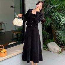Fashionable And Minimalist Top Paired With A Corduroy Skirt For Women