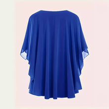 European And American Plus Size Women's Clothes New Belly-covering Slimming Loose Solid Color Short Sleeve