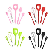 Silicone Baking Tool Five-piece High Temperature Resistant Silicone Scraper Brush